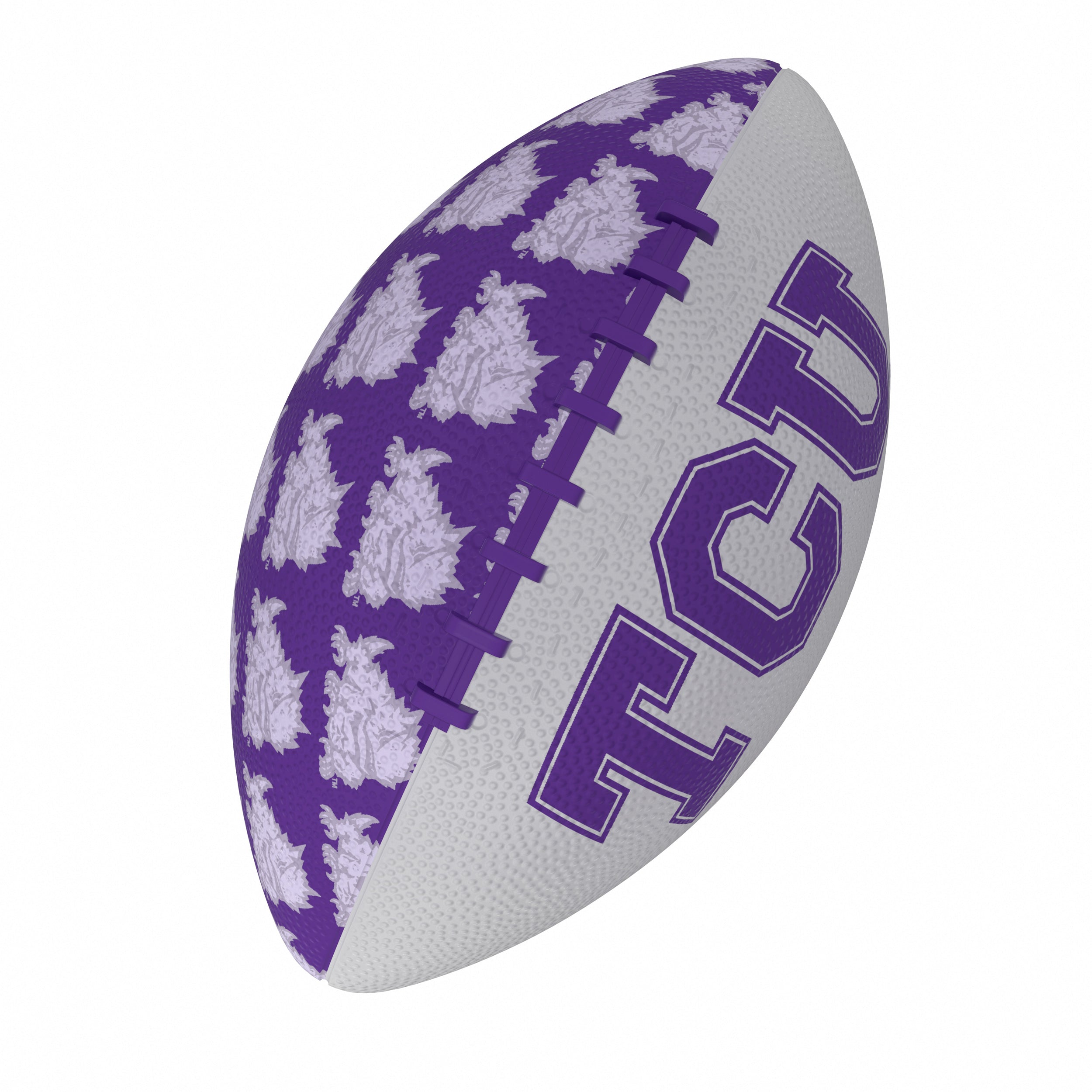 TCU Mini-Size Rubber Football