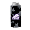 TCU Black Camo 12oz Slim Can Coolie