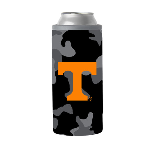 Product Image for Tennessee Black Camo 12oz Slim Can Coolie