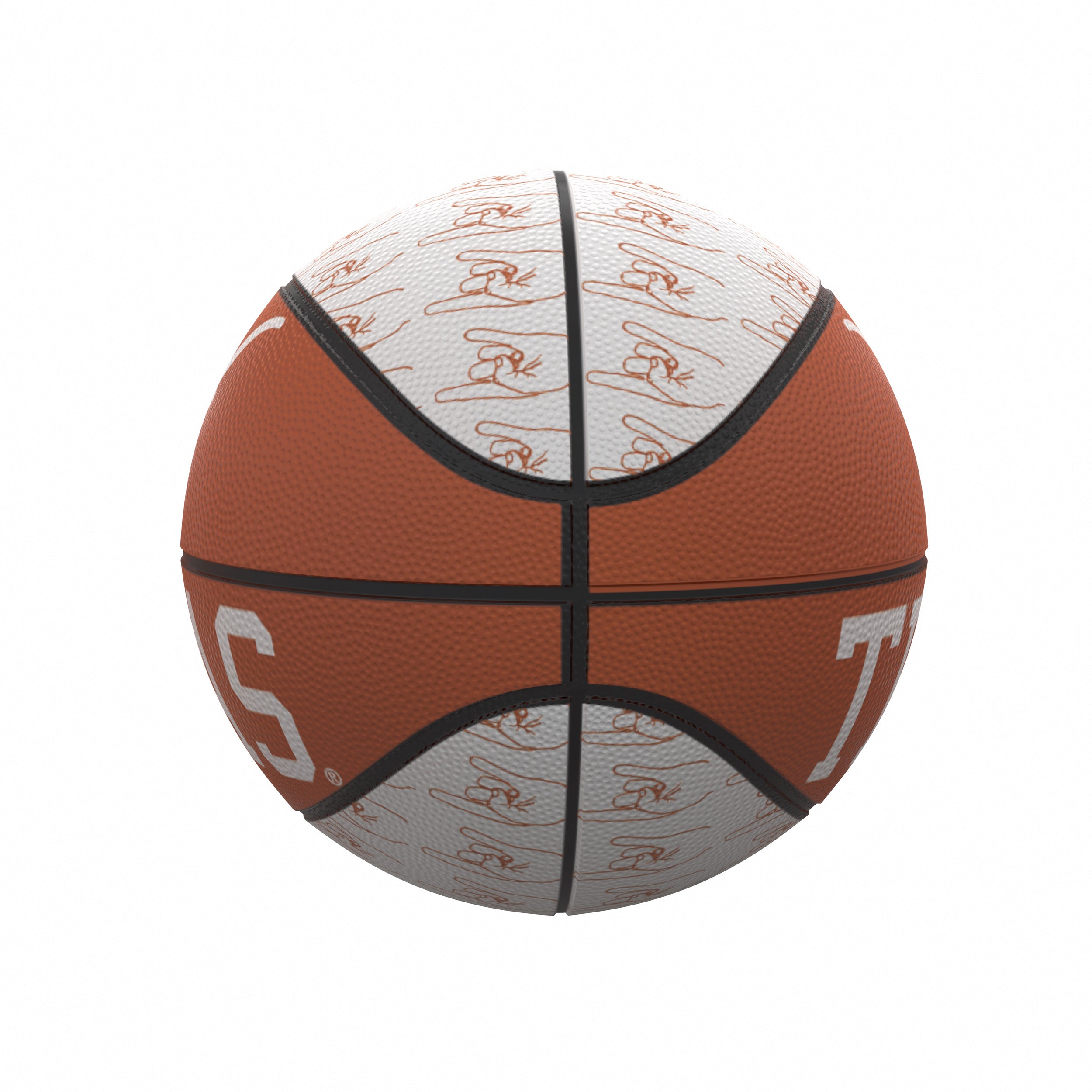 Texas Mini-Size Rubber Basketball