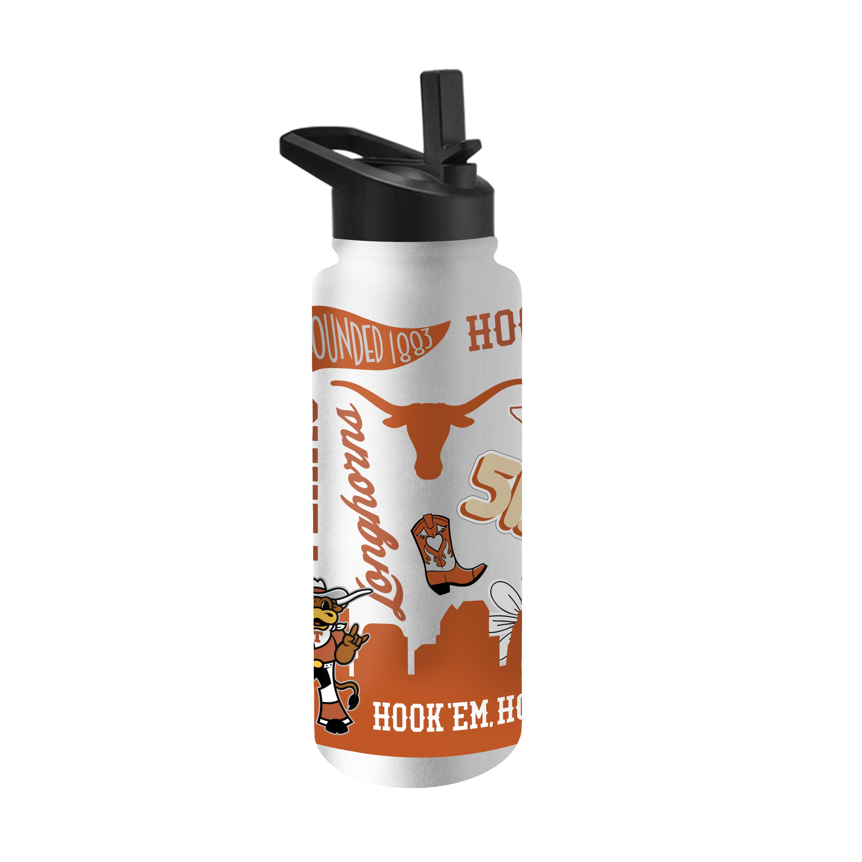 Texas 34oz Native Quencher Bottle - Logo Brands