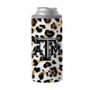 Texas A&M 12oz Neutral Leopard Slim Can Coolie