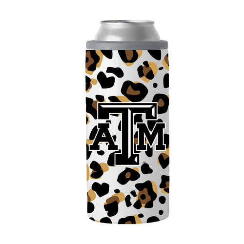 Product Image for Texas A&M 12oz Neutral Leopard Slim Can Coolie