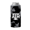 Texas A&M Black Camo 12oz Slim Can Coolie