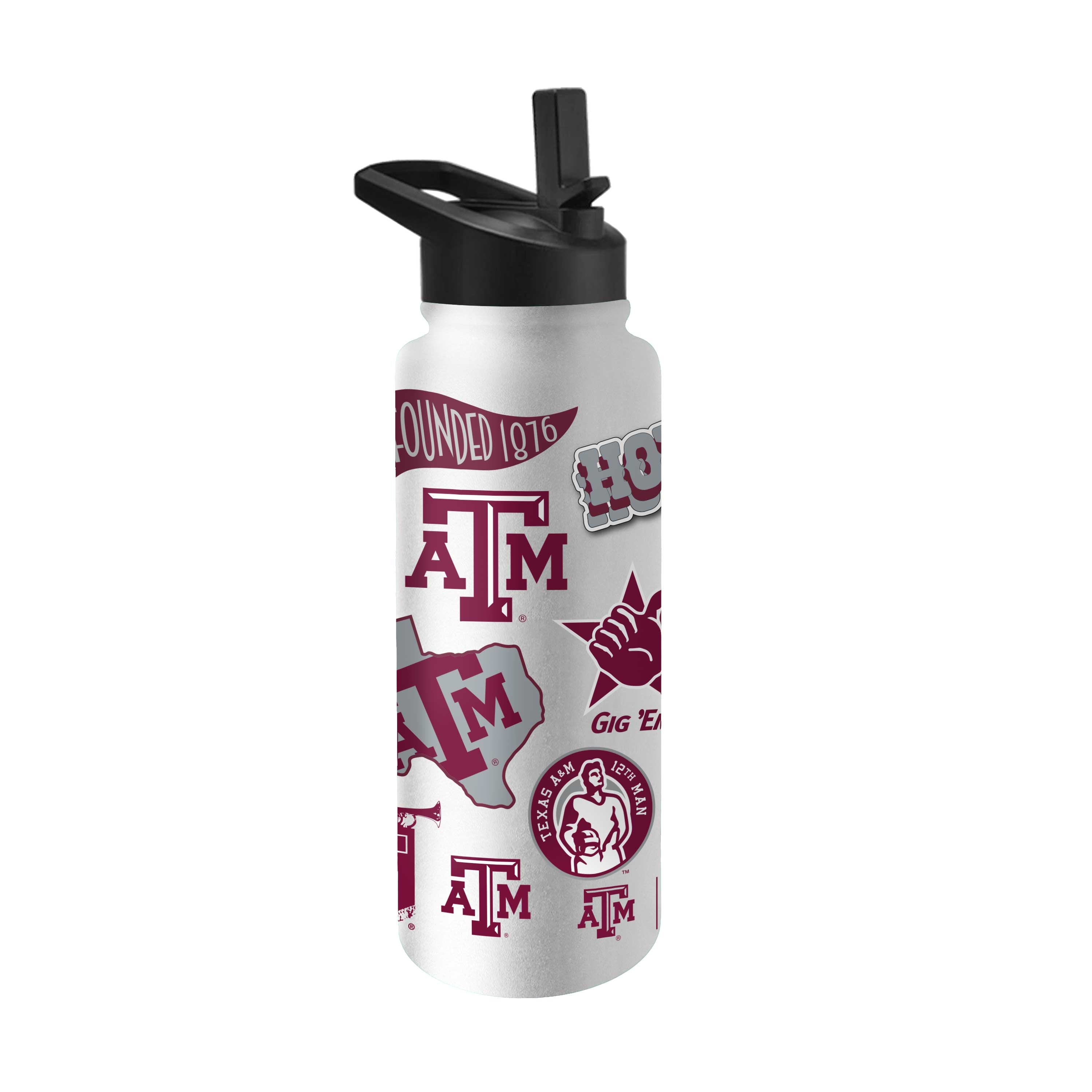 Texas A&M 34oz Native Quencher Bottle - Logo Brands