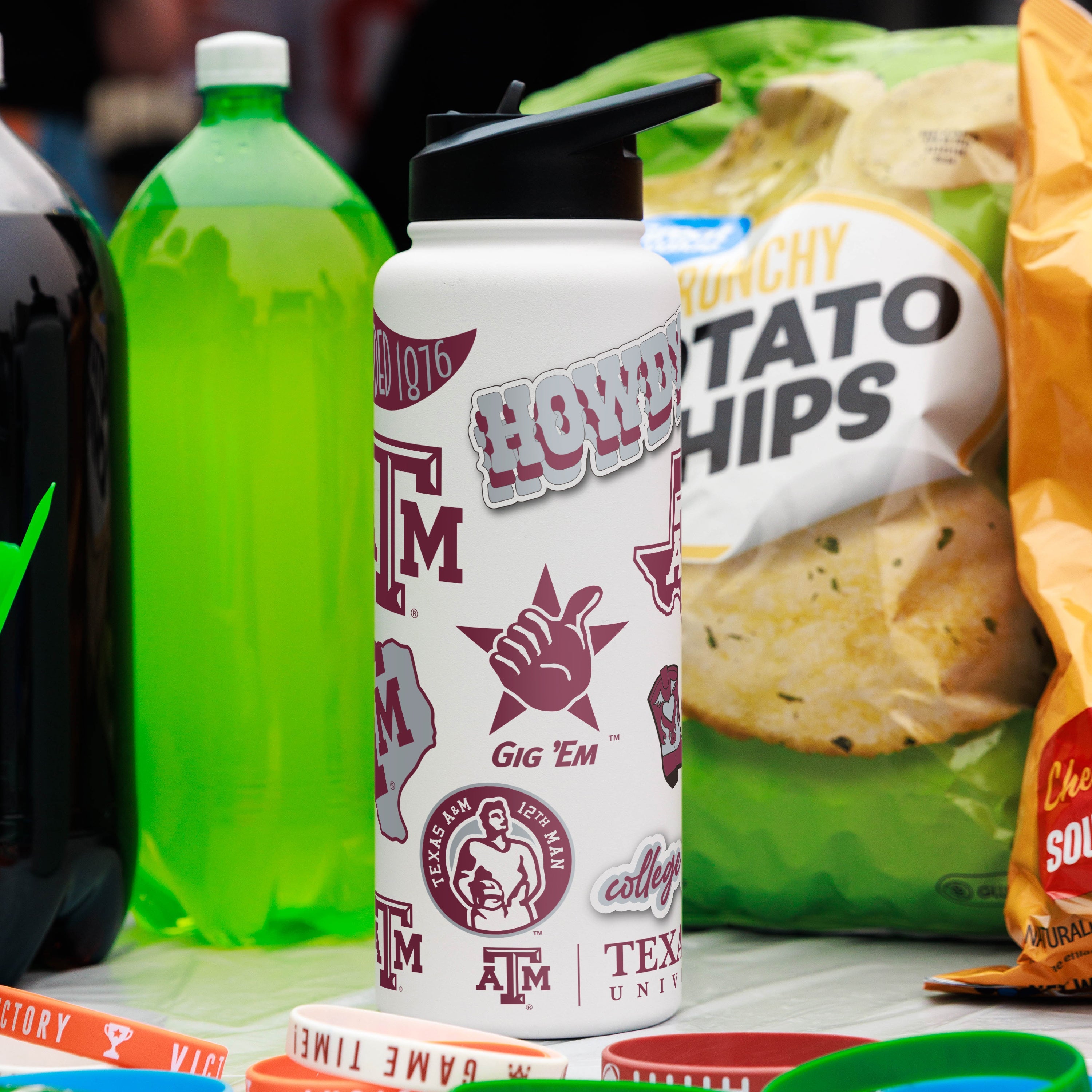 Texas A&M 34oz Native Quencher Bottle - Logo Brands