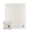 Texas Tech Cable Knit Throw 50x60