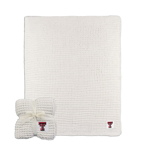 Product Image for Texas Tech Cable Knit Throw 50x60