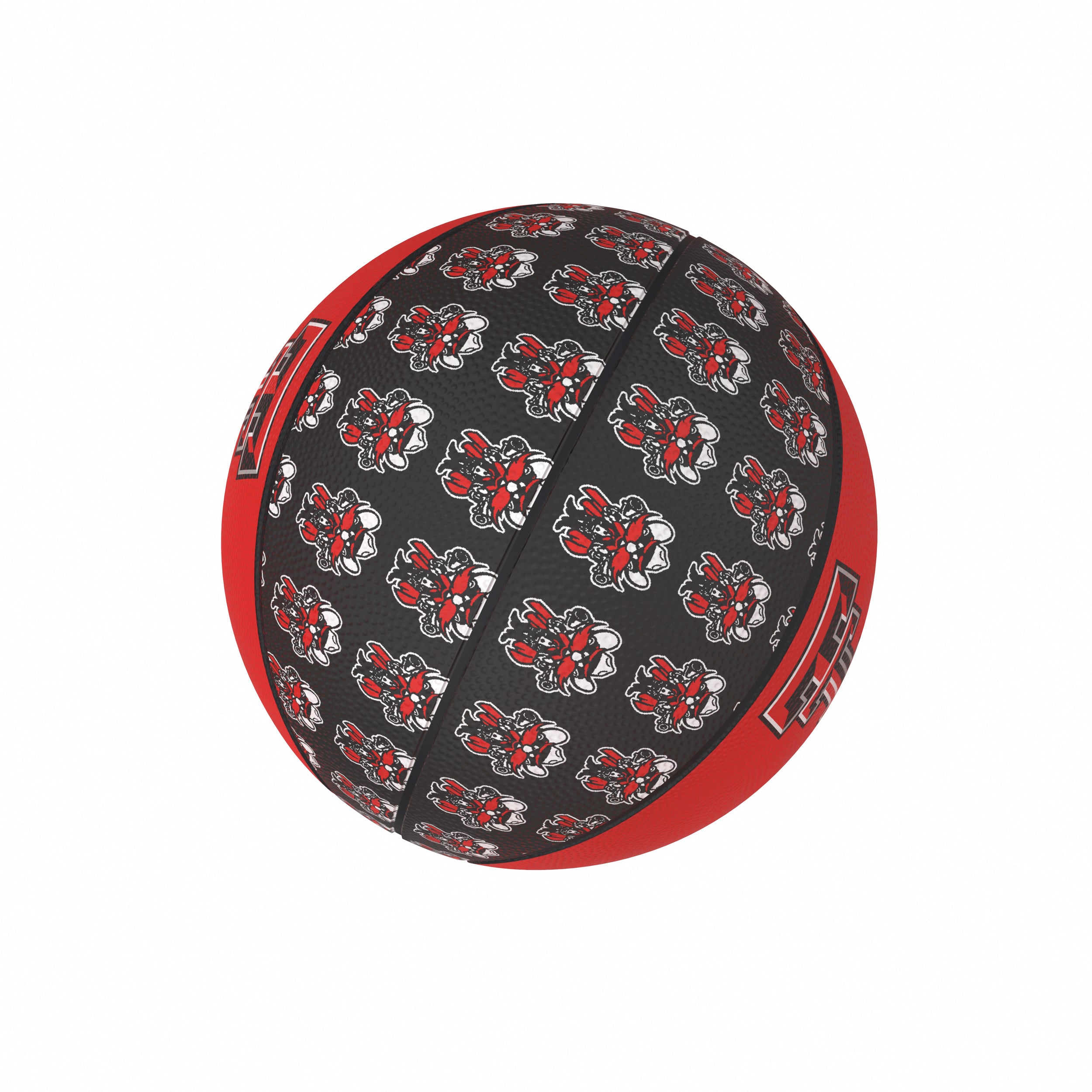 Texas Tech Mini-Size Rubber Basketball