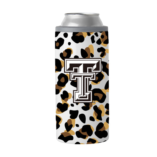 Product Image for Texas Tech 12oz Neutral Leopard Slim Can Coolie