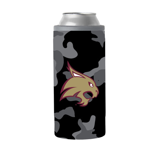 Product Image for TX State Black Camo 12oz Slim Can Coolie