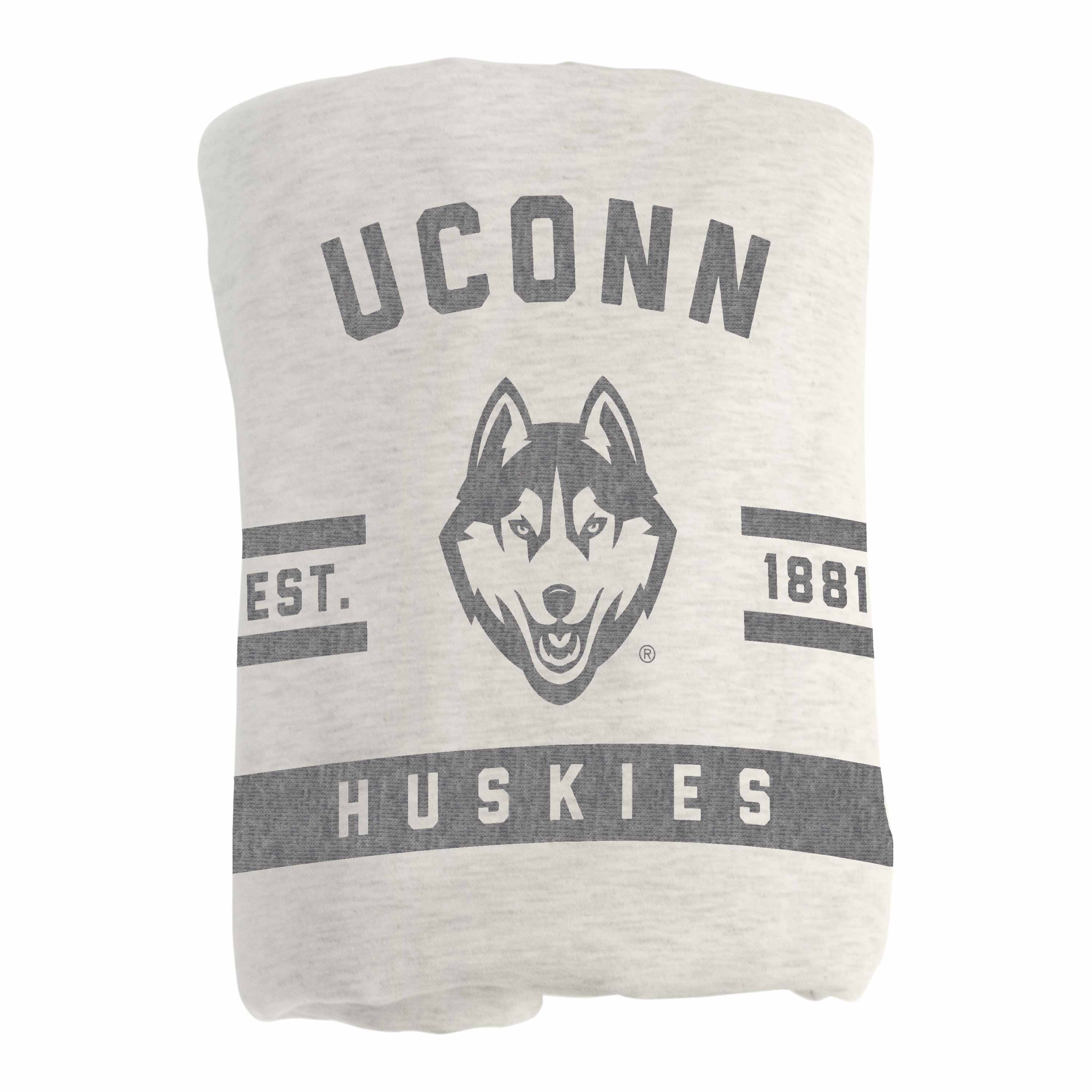 UConn Sublimated Sweatshirt Blanket