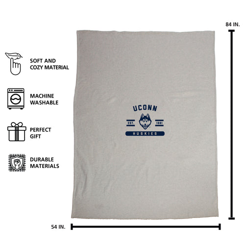 Product Image for UConn Sublimated Sweatshirt Blanket