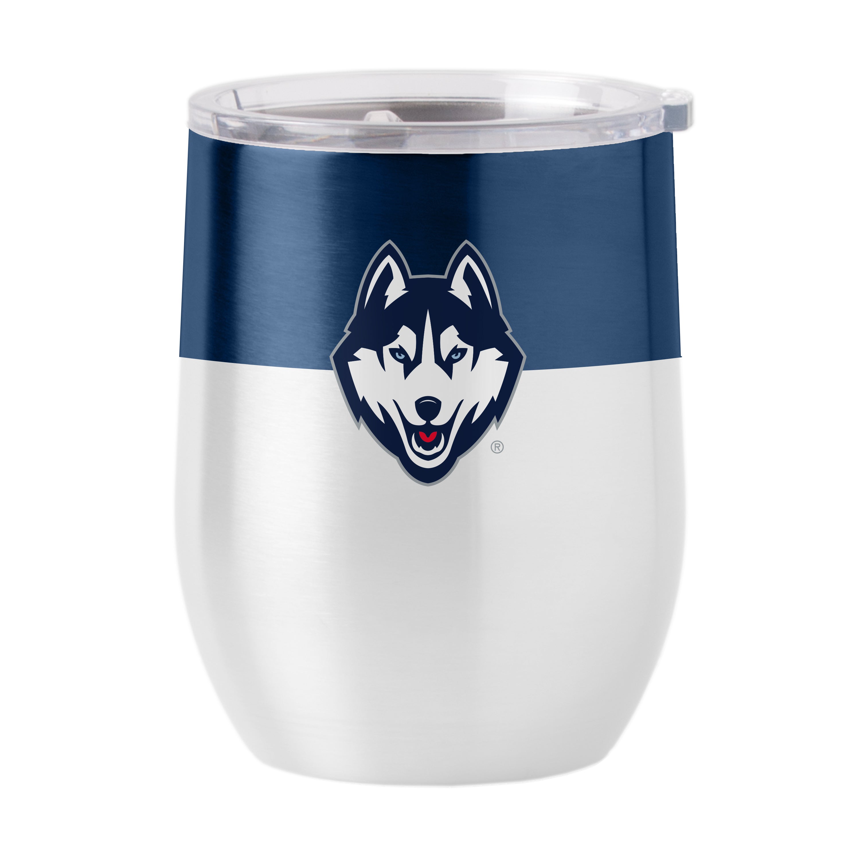 UConn 16oz Colorblock Stainless Curved Beverage