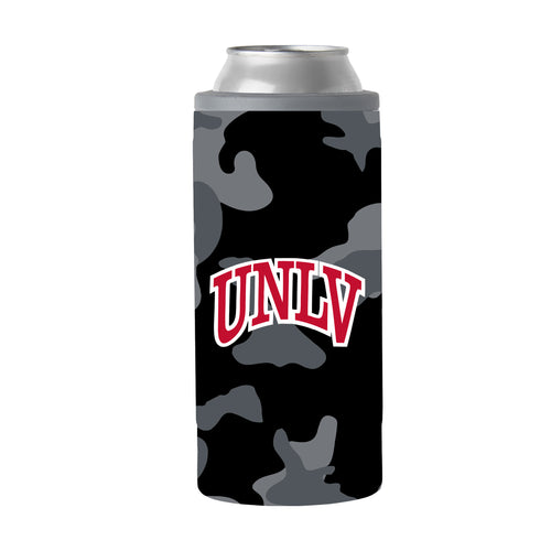 Product Image for UNLV Black Camo 12oz Slim Can Coolie