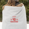 Utah Sublimated Sweatshirt Blanket