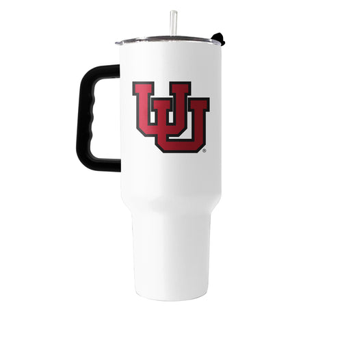 Product Image for Utah White 40oz Flipside Powder Coat Tumbler