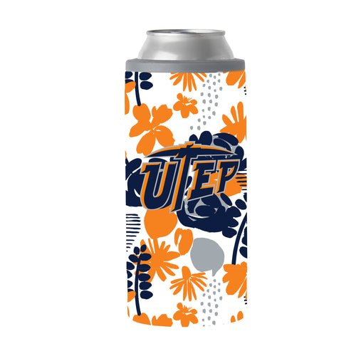 Product Image for Texas El Paso 12oz Floral Slim Can Coolie