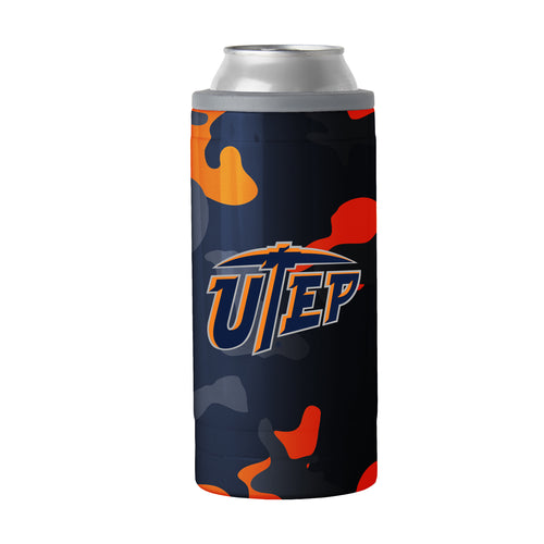 Product Image for UTEP 12oz Camo Swagger Slim Can Coolie