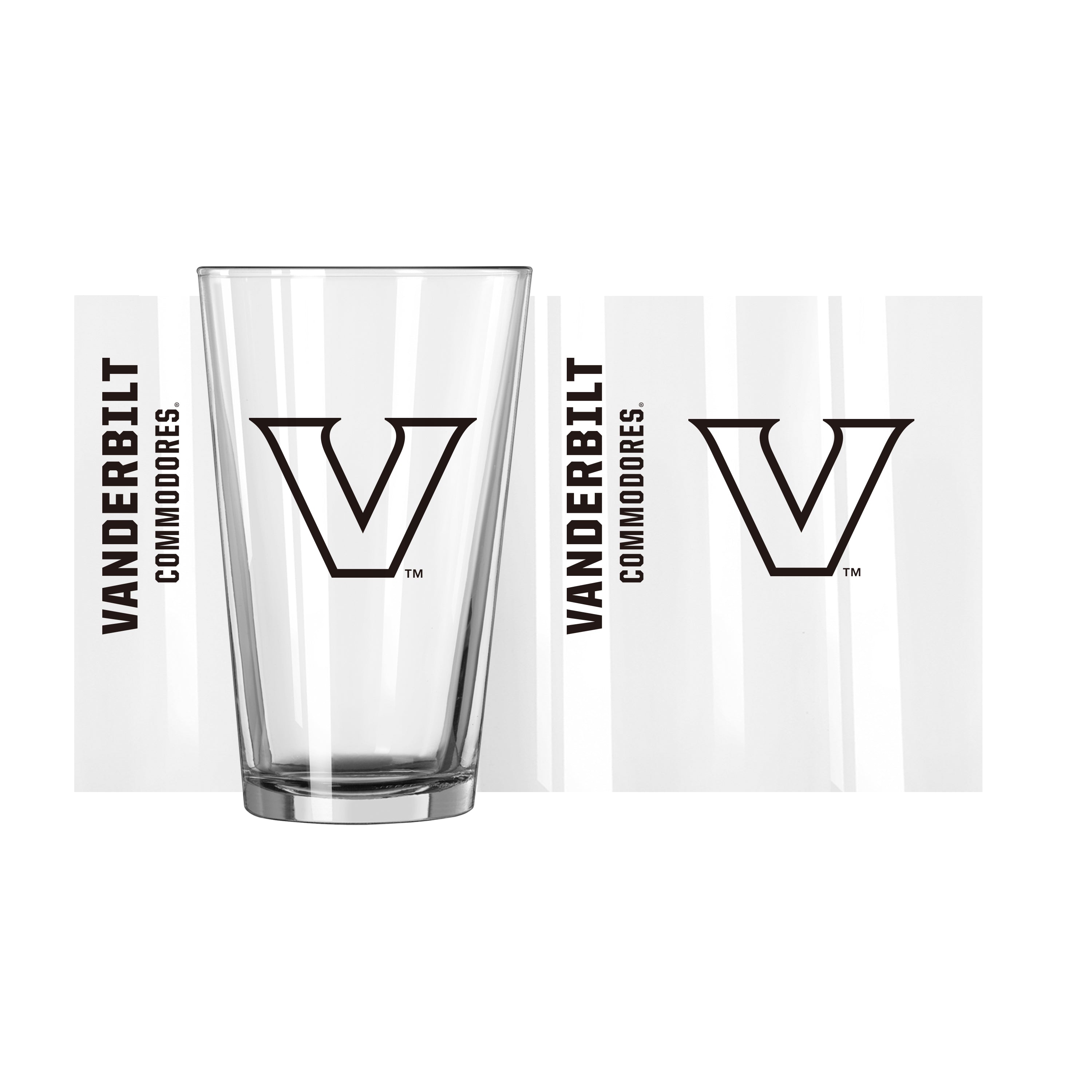 Vanderbilt 16 oz. Gameday Pint Glass