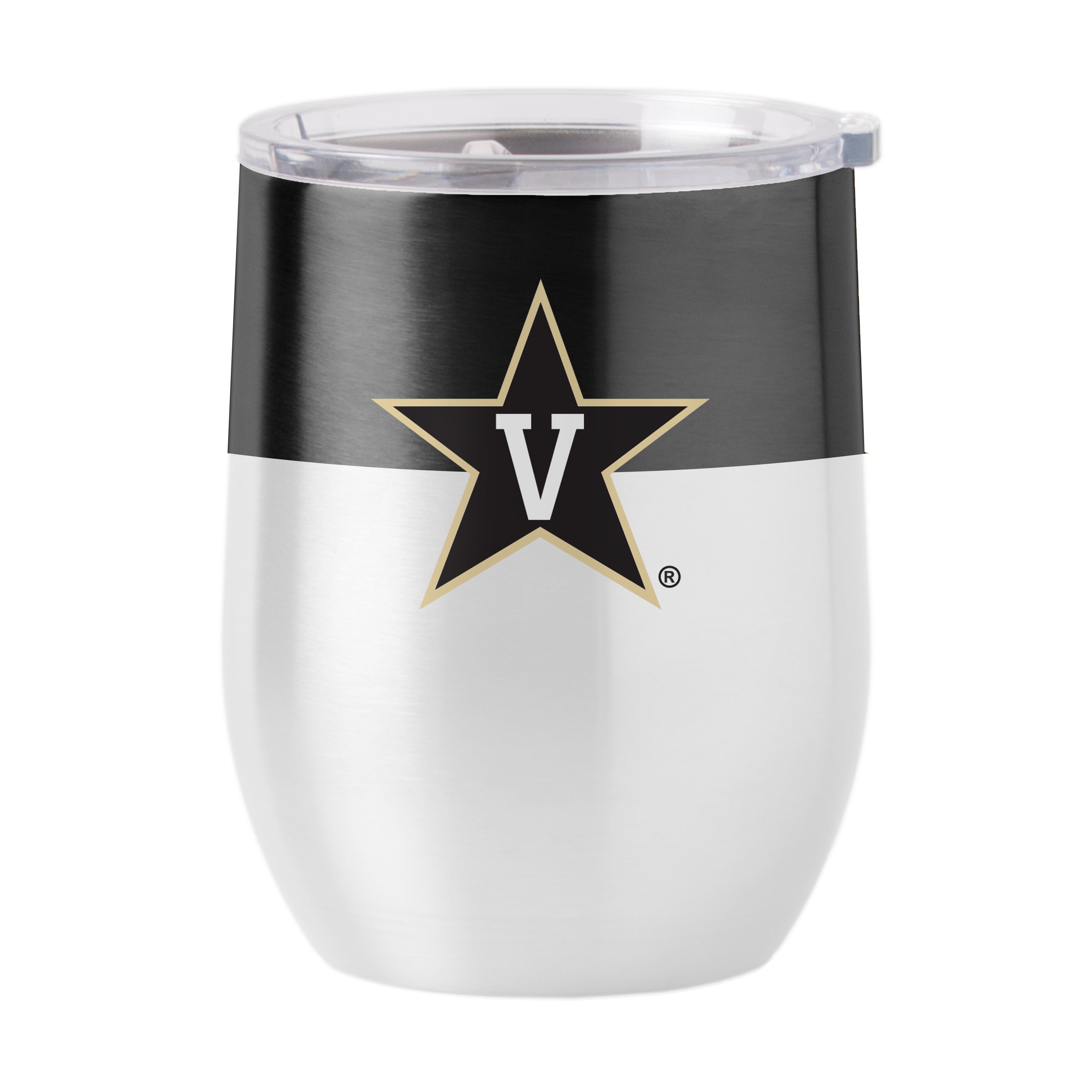 Vanderbilt 16oz Colorblock Stainless Curved Beverage - Logo Brands