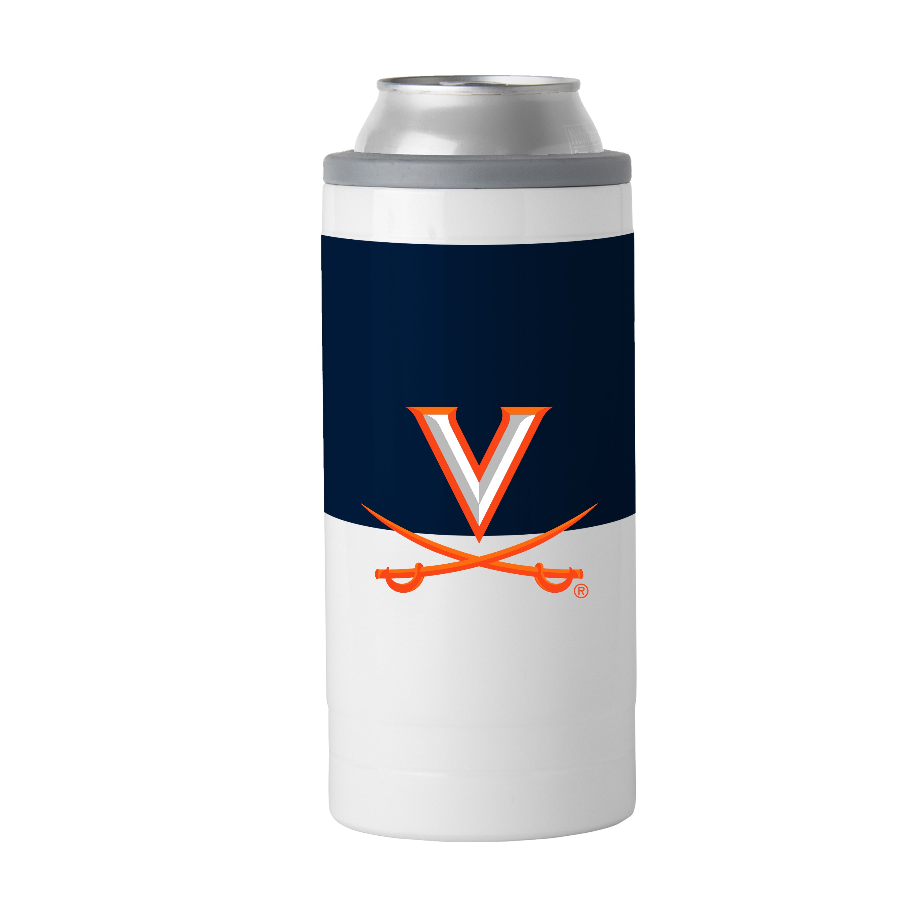 Virginia 12oz Colorblock Slim Can Coolie