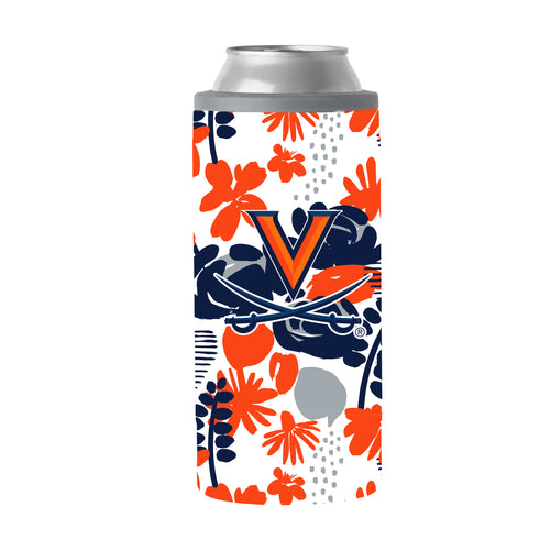 Product Image for Virginia 12oz Floral Slim Can Coolie