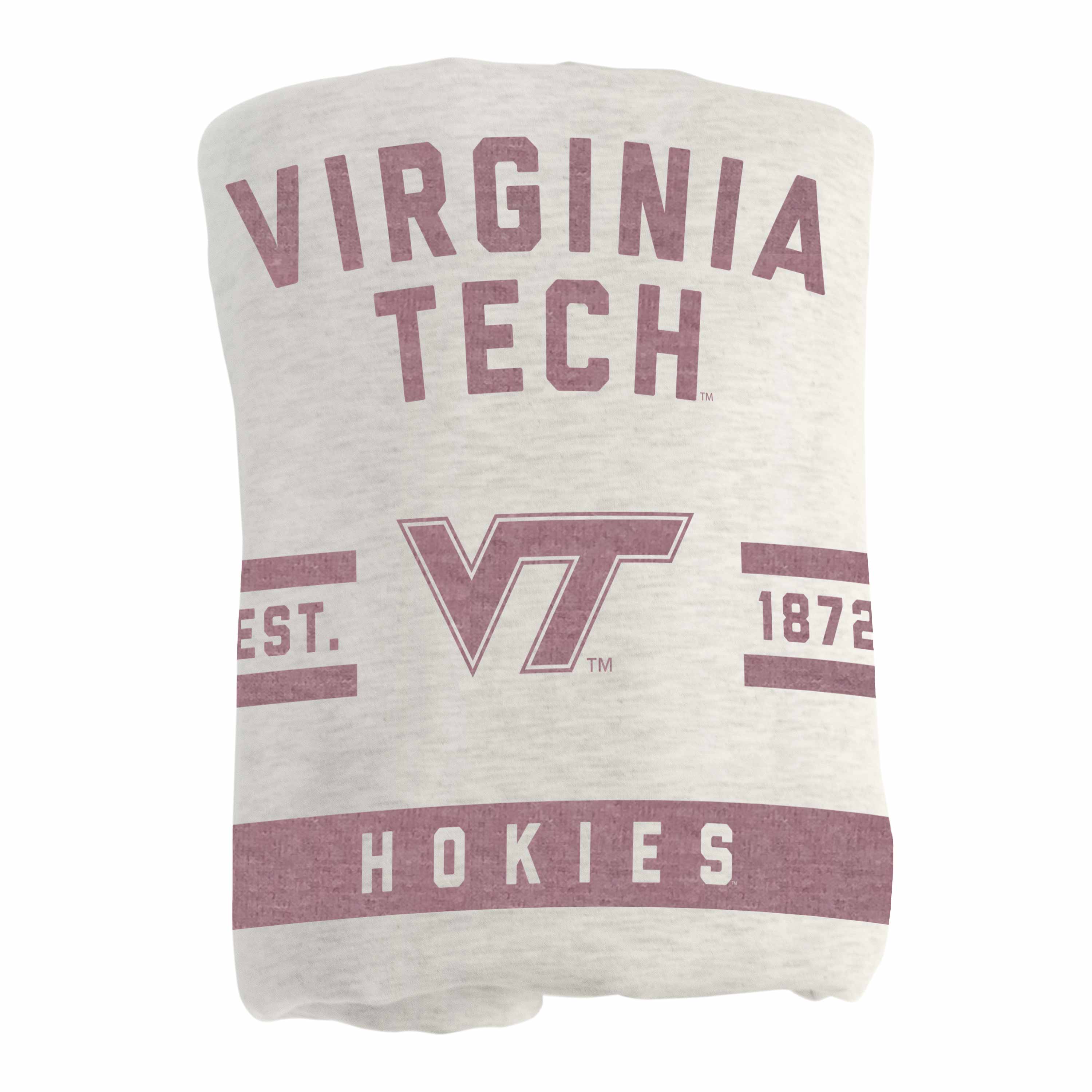 Virginia Tech Sublimated Sweatshirt Blanket