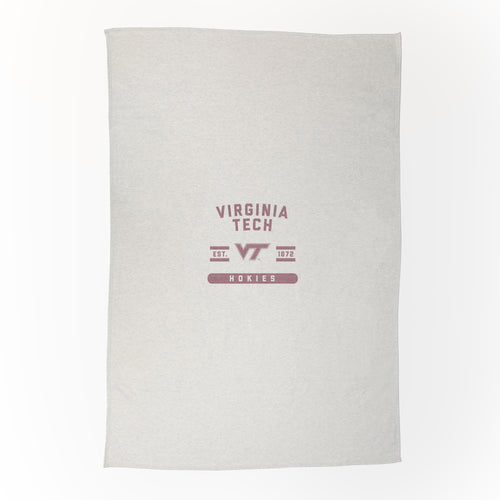 Product Image for Virginia Tech Sublimated Sweatshirt Blanket