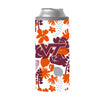 Virginia Tech 12oz Floral Slim Can Coolie