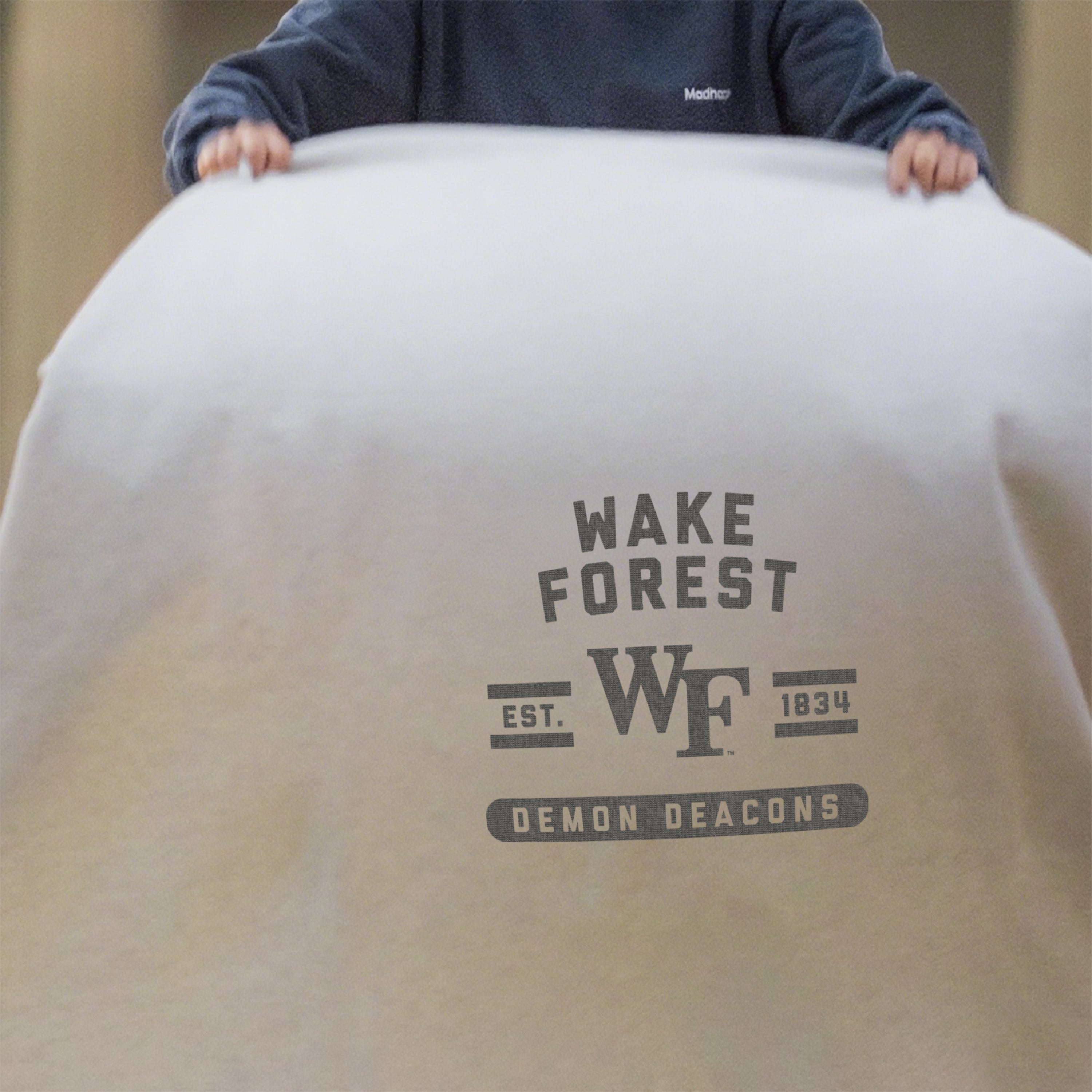 Wake Forest Sublimated Sweatshirt Blanket