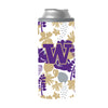 Washington 12oz Floral Slim Can Coolie