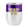 Washington 16oz Colorblock Stainless Curved Beverage