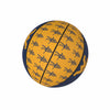 West Virginia Mini-Size Rubber Basketball
