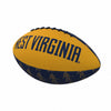 West Virginia Mini-Size Rubber Football