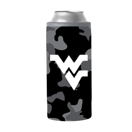 Product Image for West Virginia Black Camo 12oz Slim Can Coolie