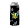 William & Mary Black Camo 12oz Slim Can Coolie