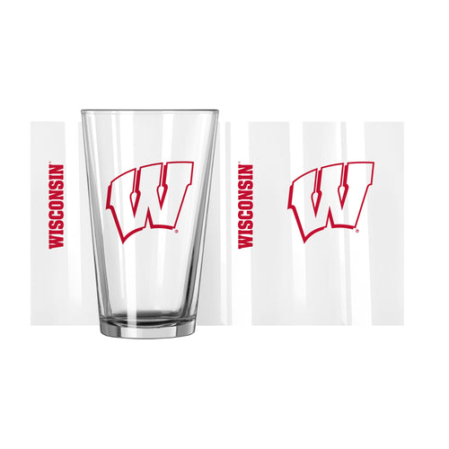 Product Image for Wisconsin 16 oz. Gameday Pint Glass