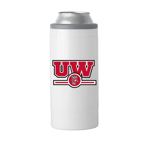 Product Image for Wisconsin  Letterman 12 oz Slim Can Coolie