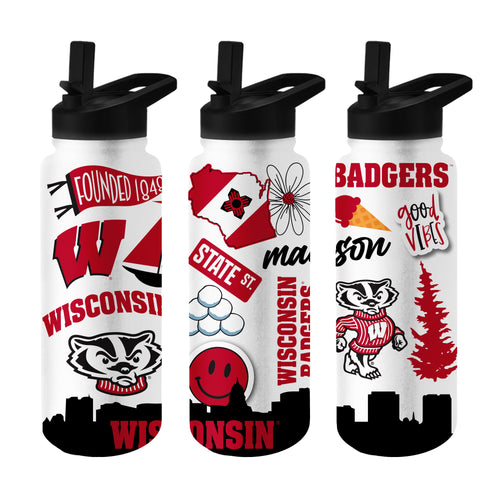 Product Image for Wisconsin 34oz Native Quencher Bottle