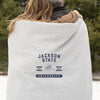 Jackson State Sublimated Sweatshirt Blanket