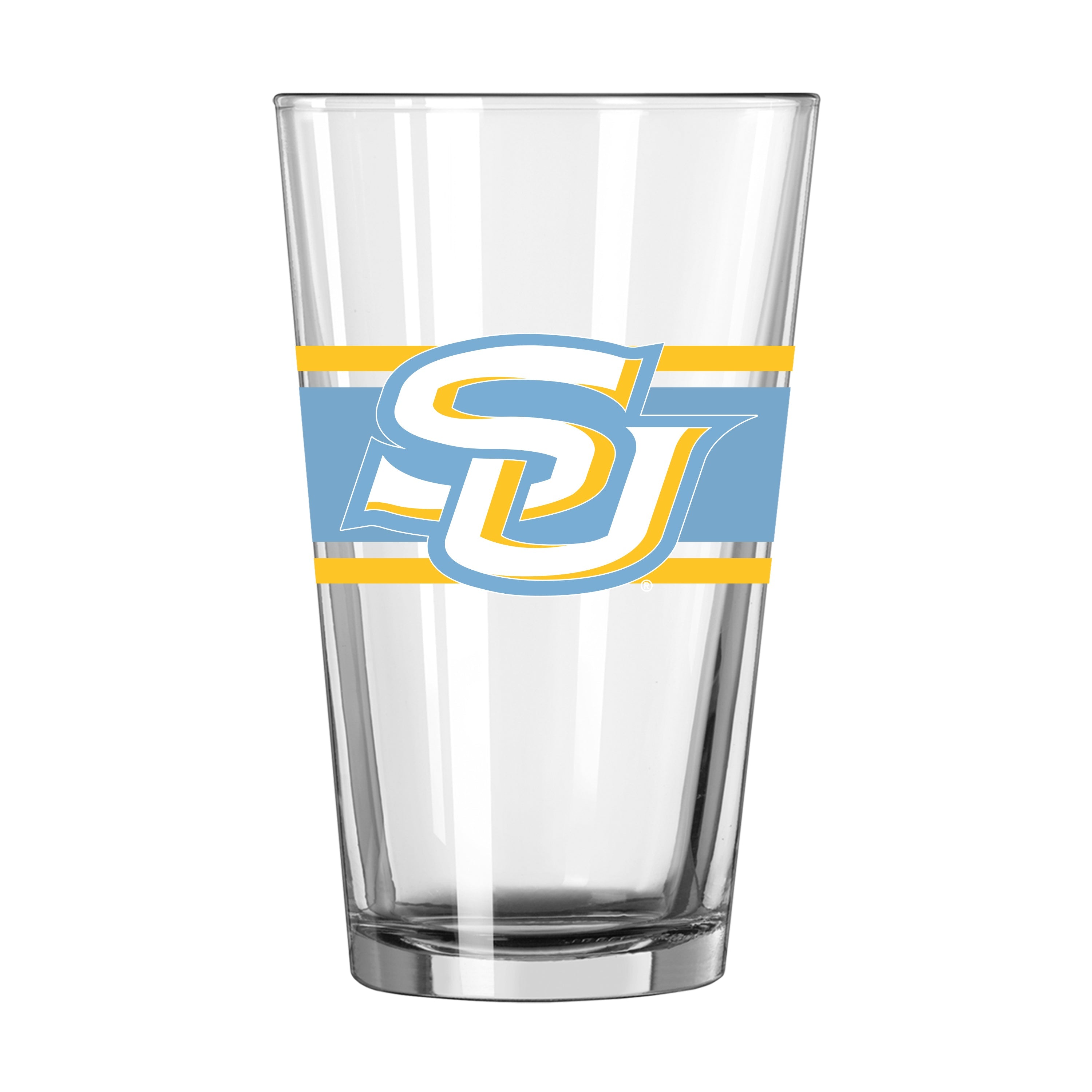 Southern University 16oz Stripe Pint Glass - Logo Brands