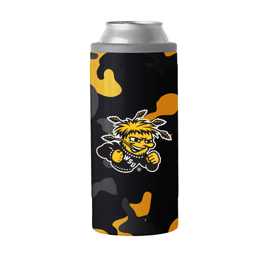 Product Image for Wichita State Camo Swagger 12oz Slim Can Coolie
