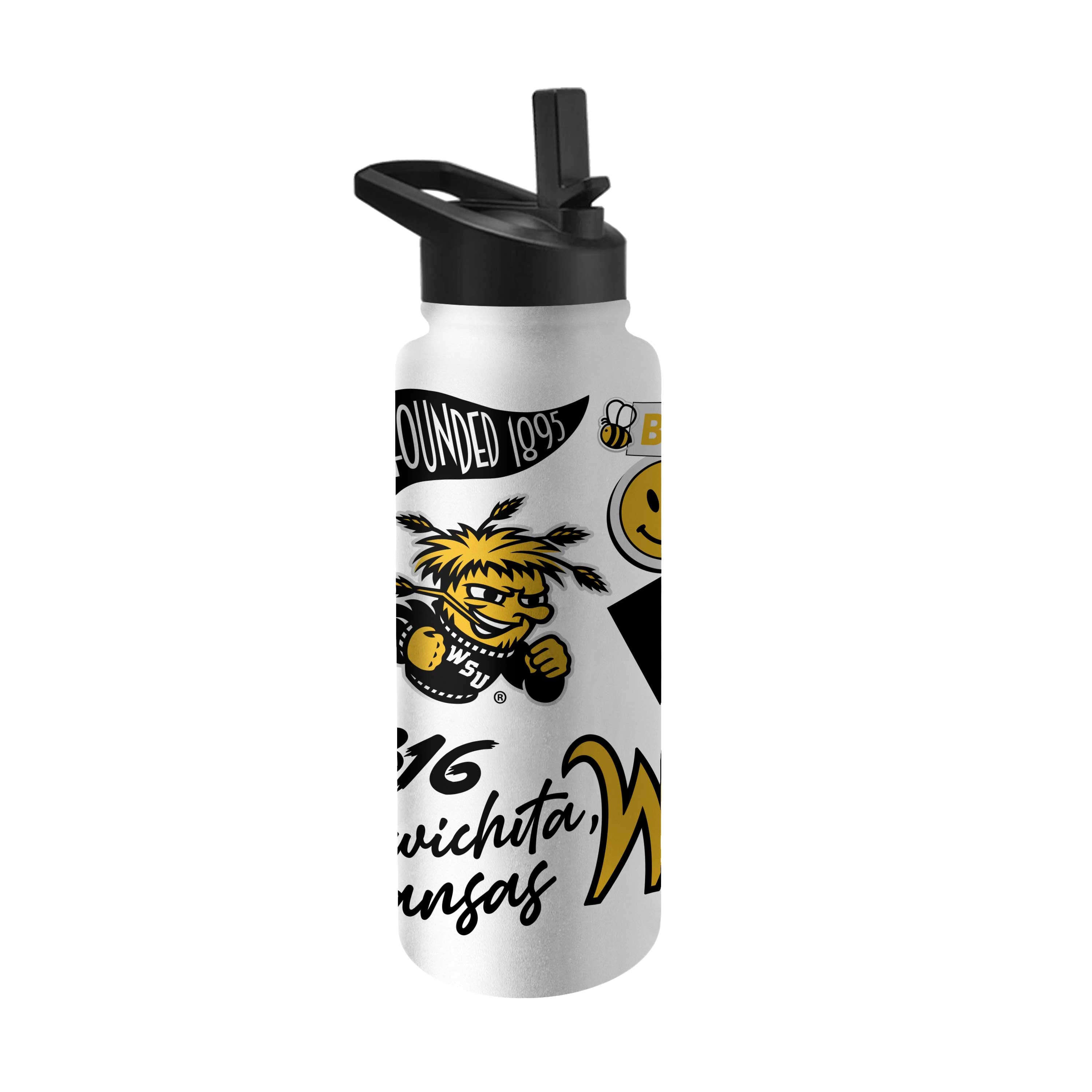 Wichita State 34oz Native Quencher Bottle - Logo Brands