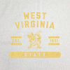 West Virginia State Sublimated Sweatshirt Blanket