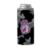 James Madison Black Camo 12oz Slim Can Coolie