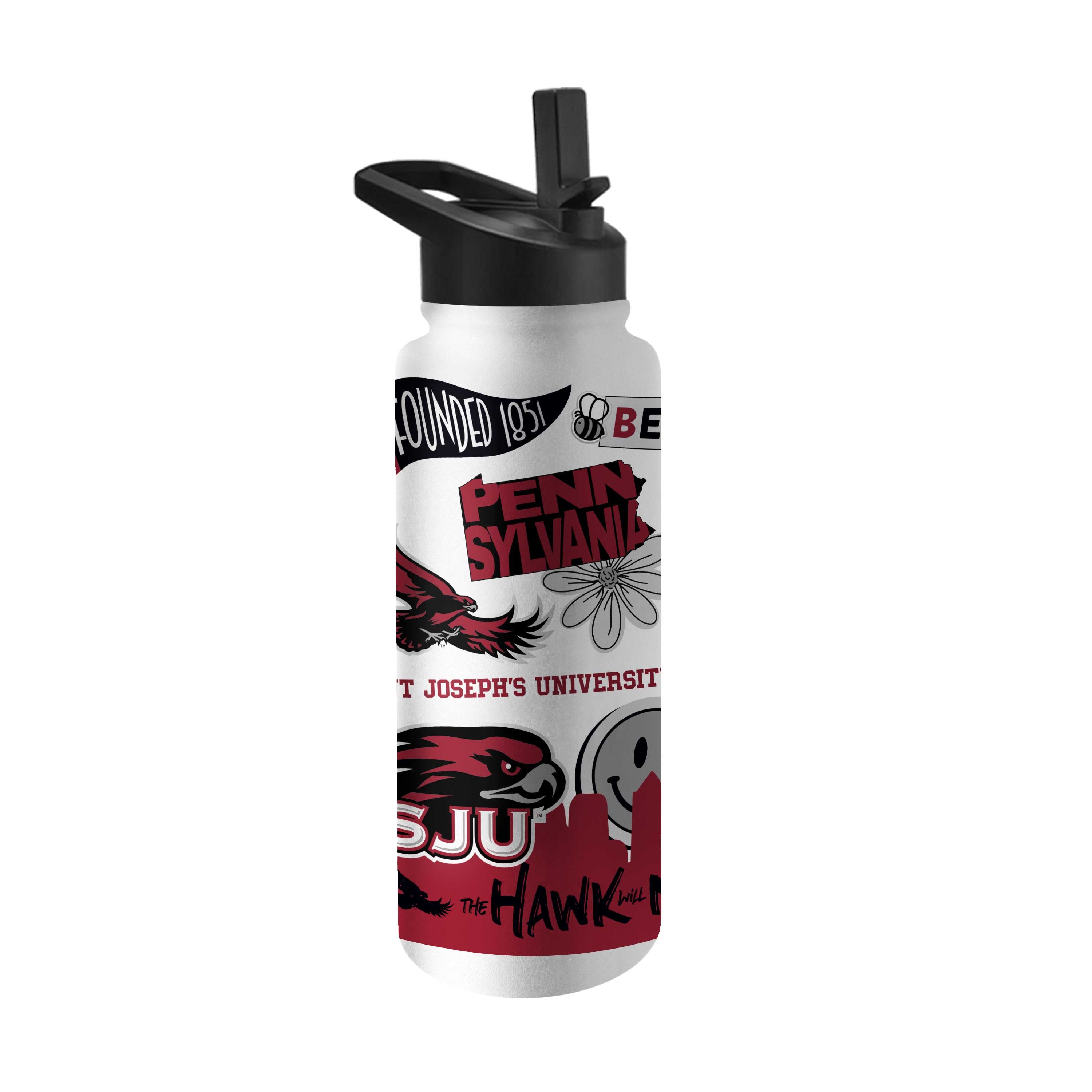 St. Joseph's 34oz Native Quencher Bottle - Logo Brands