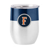Cal State Fullerton 16oz Colorblock Stainless Curved Beverage