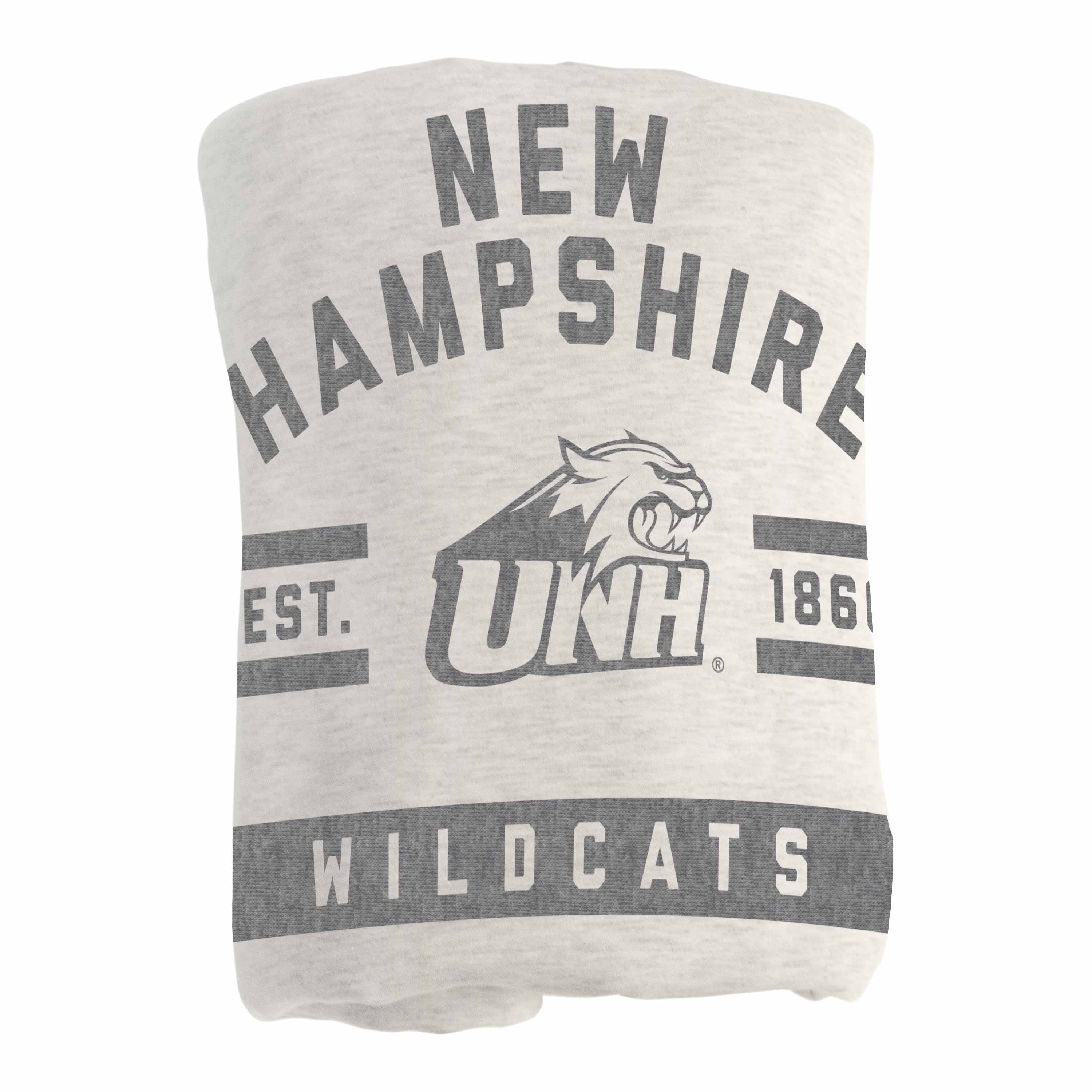 New Hampshire Oatmeal Sweatshirt Blanket - Logo Brands