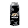 Western Michigan Black Camo 12oz Slim Can Coolie